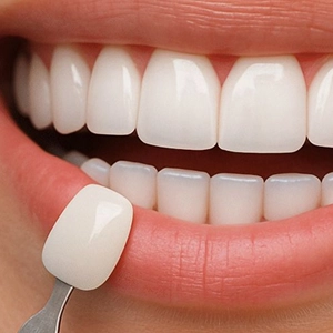 Achieve a flawless smile with custom veneers for chipped or misshapen teeth.